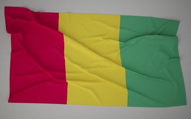 3D guinea flag