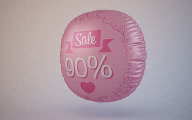 valentine's day sale balloons 90 percent