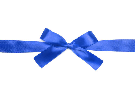 Shiny Blue Satin Ribbon
