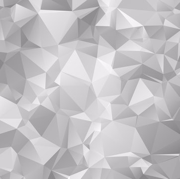 White background polygonal design Light Color white illustration