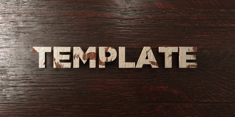 Template - grungy wooden headline on Maple  - 3D rendered royalty free stock image. This image can be used for an online website banner ad or a print postcard.