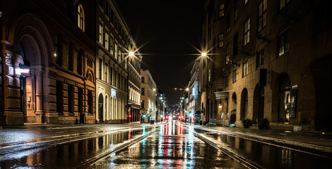 Fototapeta premium Late Night in Oslo