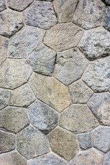 Polygonal texture wall