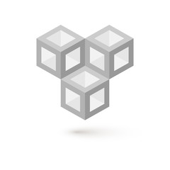 geometric cube sign pattern. Fashion graphic design.Vector illustration. Background design. Modern stylish abstract texture. Template for print, textile, wrapping and decoration