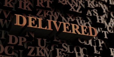 Delivered - Wooden 3D rendered letters/message.  Can be used for an online banner ad or a print postcard.