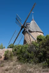 Fototapeten Historic windmill in France © A