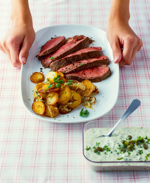 Roastbeef mit Remolade