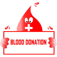 Blood Donation Vector Concept - Hospital To Begin New Life Again