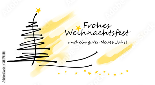 &quot;Weihnachtskarte Frohe Weihnachten und ein gutes Neues Jahr&quot; Stockfotos