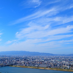 Fototapeta premium 大阪の都市風景
