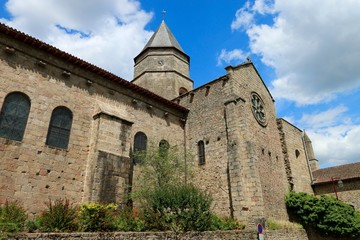 Obraz premium CHURCH OF SAINT JUNIEN , HAUTE VIENNE , FRANCE 