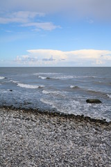Beach in Smygehuk at the southernmost point Sweden