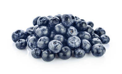 blueberry on white background