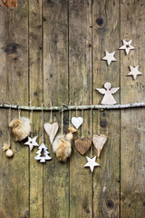 Natural wooden Christmas 
