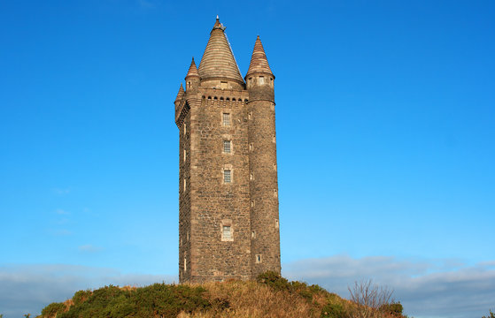 Scrabo tower,built in 1857 in honour of the 3rd Marquis of Queensbury and completely dominates the skyline of North Down and Newtownards