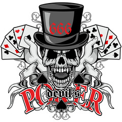  grunge skull coat of arms