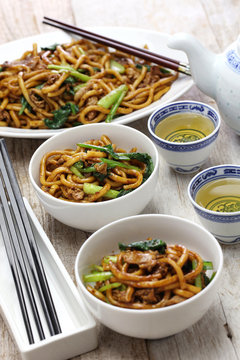 Shanghai fried noodle, Shanghai chow mein, chinese food