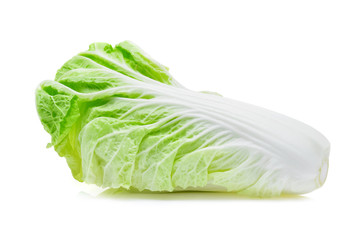 fresh chinese cabbage isolated on white background