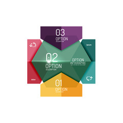 Infographic banner layouts