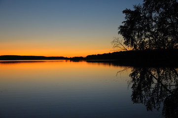Quiet Karelian sunset
