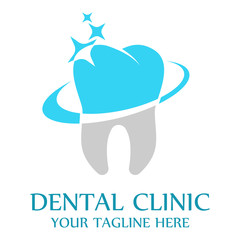 Dental clinic logo template design