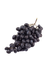 Bunch of raw violet grapes, isolated