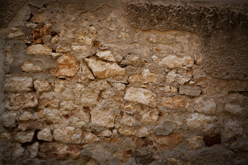 Fragment of the old city wall