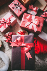 Christmas gifts box presents.