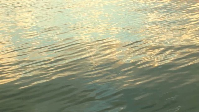 Riflesso giallo nel lago