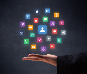 Hand holding applications