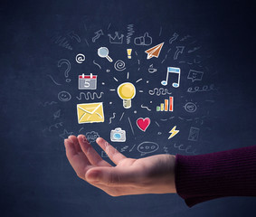 Hand holding applications