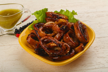 Squid teriyaki ring