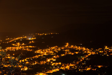Deva city by night