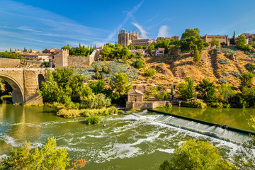 The Tagus River in Toledo, Spain