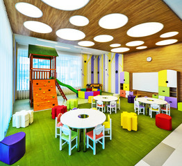 Kindergarten Preschool Classroom Interior