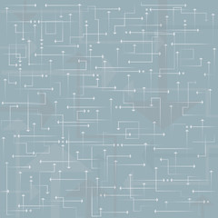 vector illustration depicting a background of dynamic arrows