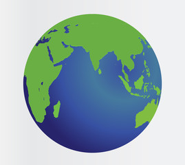 Globe earth vector 