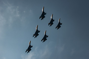 Russian aerobatic team 