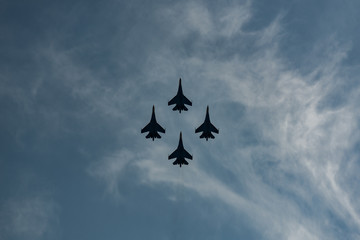 Russian aerobatic team 