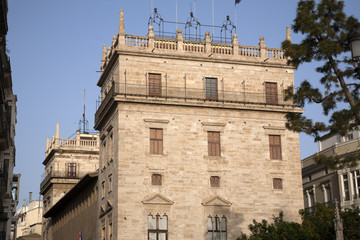 Fototapeta na wymiar Palau de la Generalitat Regional Government Building, Valencia