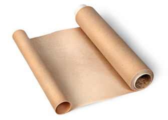Parchment paper for baking unwound from two sides