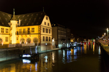 Obraz premium Strasboug December 2015 .Christmas decoration at Strasbourg, Als