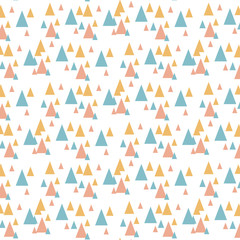 Seamless pattern. Modern stylish texture. Triangular elements. Vector