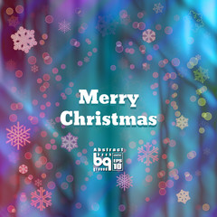 Fototapeta na wymiar Abstract background snowflakes Merry Christmas