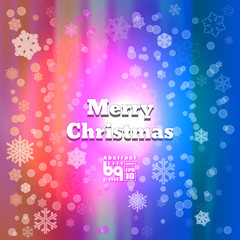 Abstract background snowflakes Merry Christmas