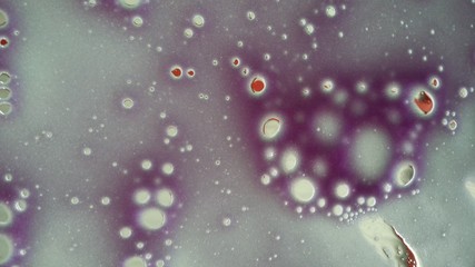 milkway lava bath from under the glass