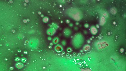 green lava bath from the sunroof