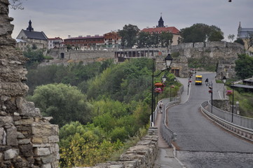 Naklejka premium view of the old town
