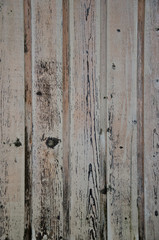 Closeup of old wooden fence