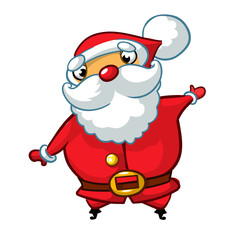 Christmas cartoon of Santa Claus. Vector illustration126santa